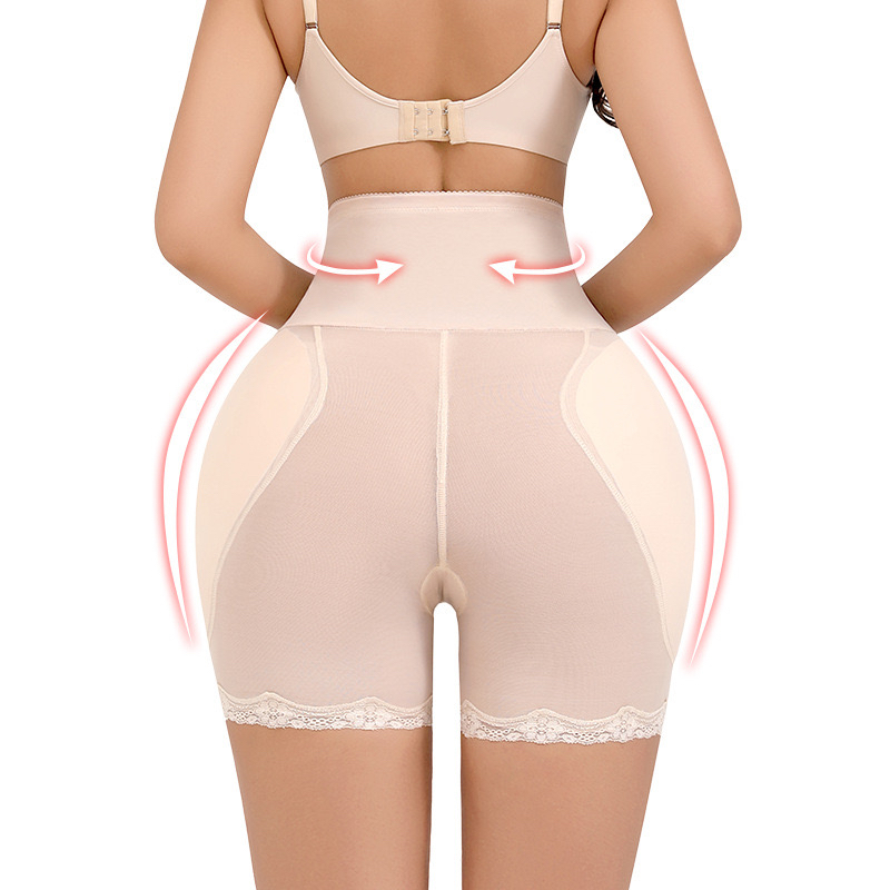 欧美收腹塑形高腰无痕丰胯丰臀神器加厚增垫假屁股提臀翘臀内裤女