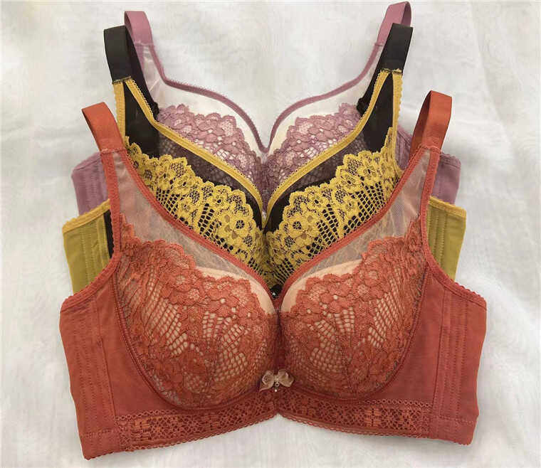 正品奥维丝丽2274中薄杯B杯文胸侧收聚拢调整型高贵内衣4排扣内衣