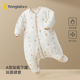 童泰宝宝睡袋秋冬款 新生婴儿夹棉分腿睡袋保暖防踢被睡觉神器长袖