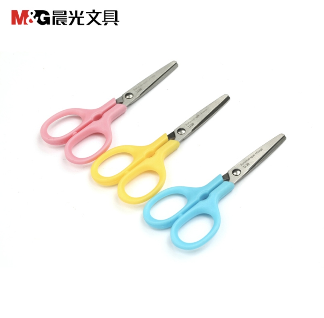 不锈钢文具手工剪刀晨光