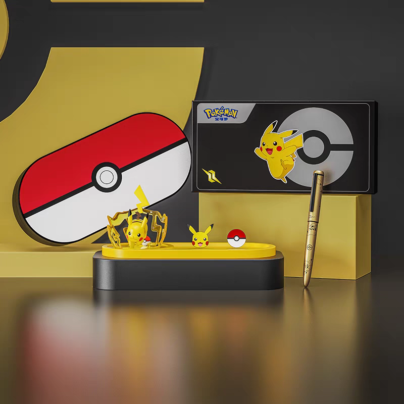 毕加索钢笔987宝可梦珍藏款礼盒中学生专用书法练字商务办公钢笔