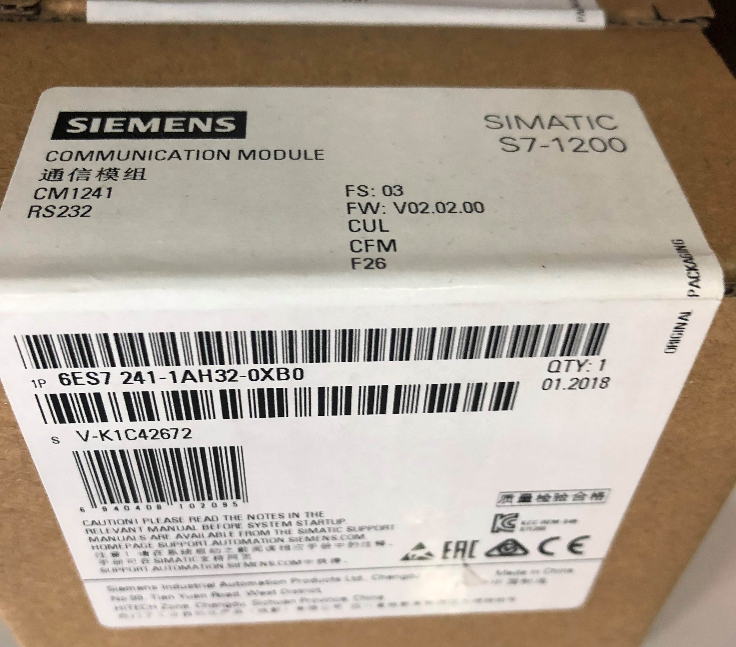 西门子S7-1200扩展SM1232模拟量输出模块2AO 6ES7232-4HB32-0XB0