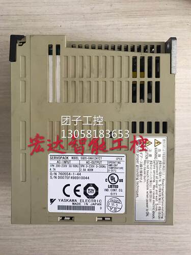 ￥SGDS-04A12AY27 / 02A12AY27 / A5A12AY27伺服驱动器拆机 询价