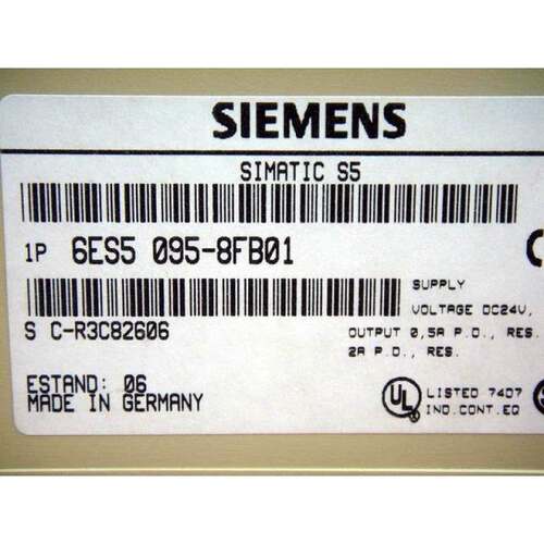 西门子6ES5095-8FA02/SIMATIC S5/CPU模块中央控制器询价