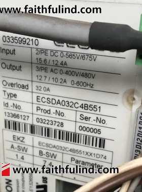 @Cloos 033.59.92.10 克鲁斯伺服驱动 033599210 ECSDA032C4B551