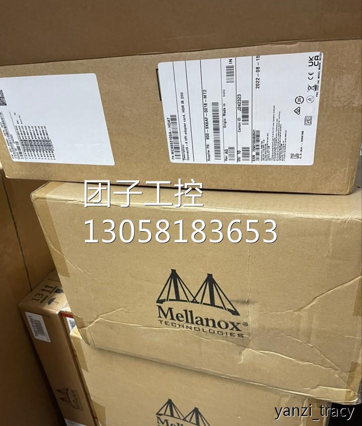 ￥原装mellanox迈络思200G单口万兆光纤 IB网卡MCX653105A-HDAT询