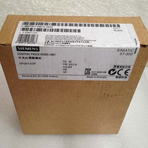 6ES7 318-3EL01-0AB0德国进口西门子s7-300 CPU模块芯片询价