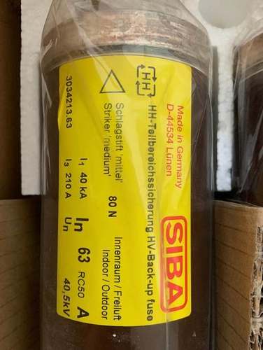 熔断器SIBA HHD D-44534 3000413 63A 100A 125A 160A 40A C80N询
