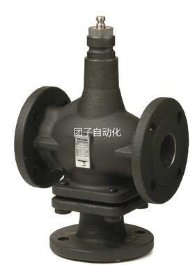 调水正品SIEMENS西门子VXF61.91管道法兰电动三通节阀门D管N125询