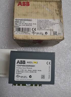 全新原装ABB AC500模块 AI523-XC 1SAP450300R0001 包装旧 现货询