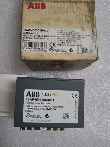 全新原装ABB AC500模块 AI523-XC 1SAP450300R0001 包装旧 现货询