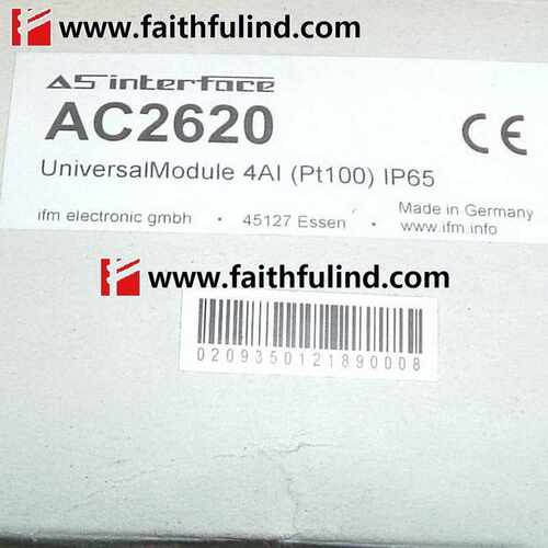 ￥IFM AC2620 易福门全新AS-i从站模块 4AI Pt100 IP65询价