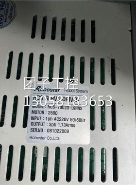 ￥Robostar伺服启动器RCS-7002D-LSNNS测试包好 询价