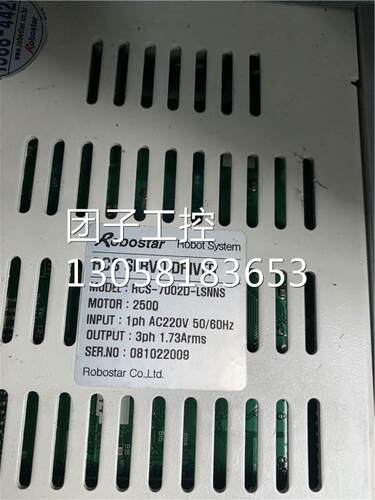 ￥Robostar伺服启动器RCS-7002D-LSNNS测试包好 询价