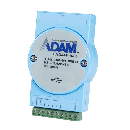 研华 ADAM-4561 转换器，1端口隔离USB到RS-232/422/485转换器询