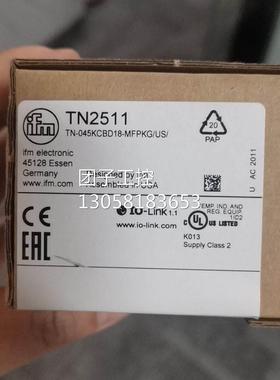 ！IFM TN2531温度传感器TN2511 原装现货询价