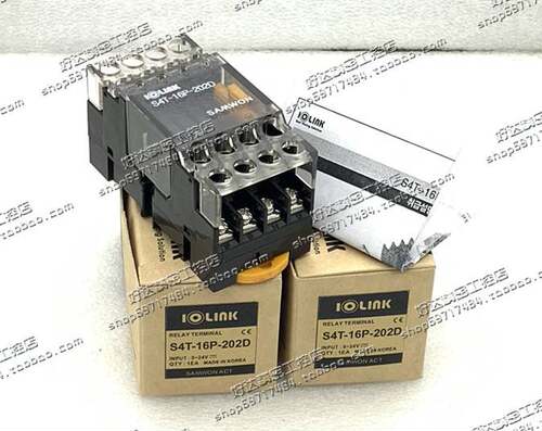 ！兴隆工控S4T-16P-S 24VDC 韩国三元继电器模块 S4T-16P-202D 现