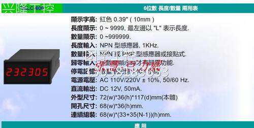 ！天眼TENANIC 数显表 TALC-600 原厂正品询价