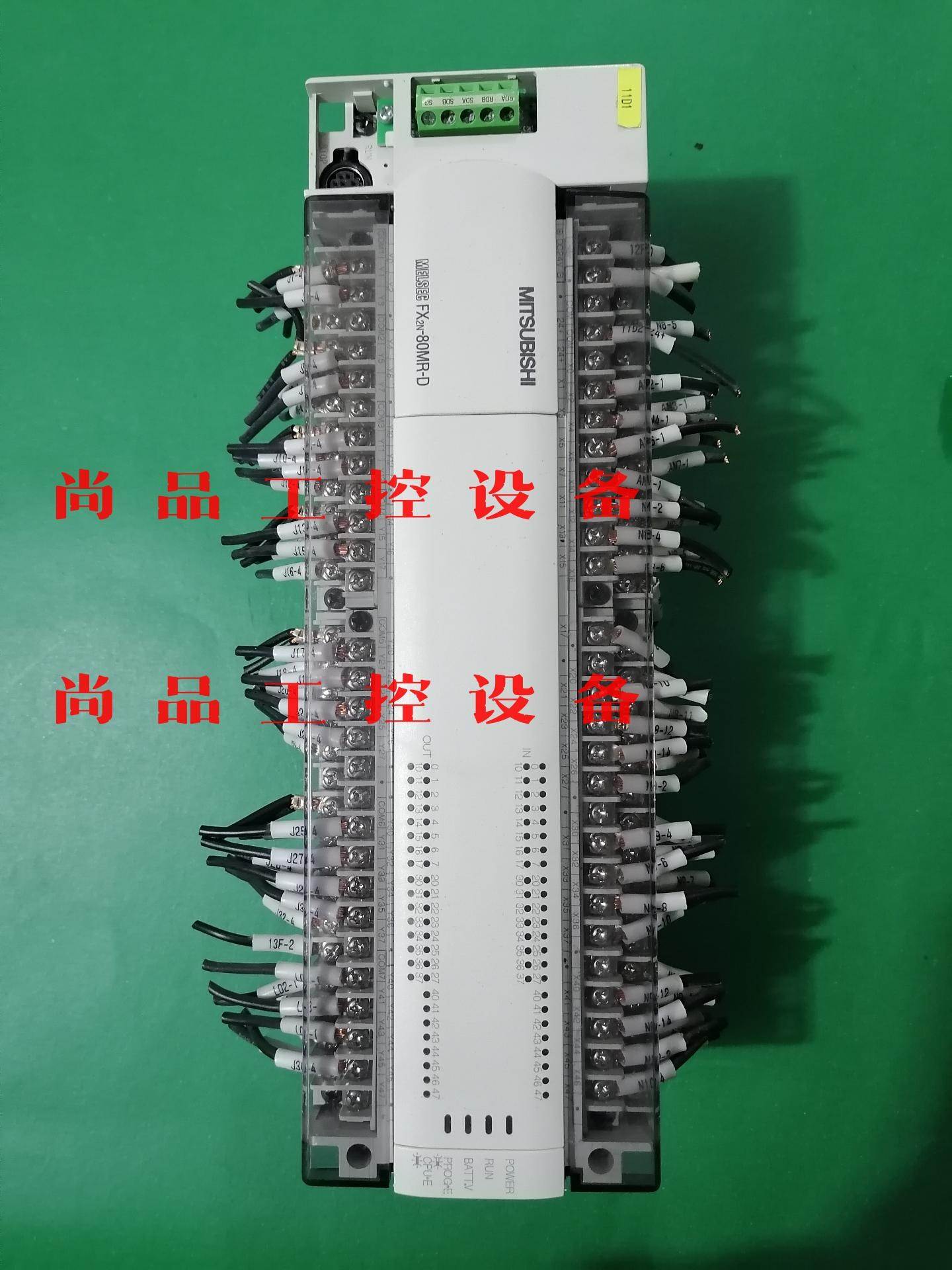 三菱PLC FX2N-80MR-D 拆机现货，功能完好，询价