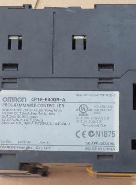 $欧姆龙PLC CP1E-E40DR-A主板如图功能包好质保询价