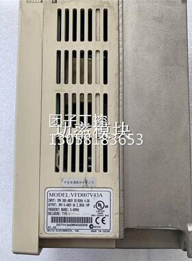 ￥台达变频器 VFD007V43A 包好3.7KW 380V保证质量 询价