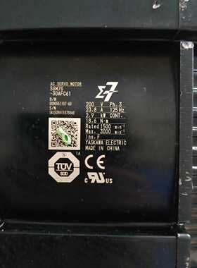 @拆机7系3000瓦安川伺服电机套装SGD7S-200A00A002/SGM7G-30AFC61