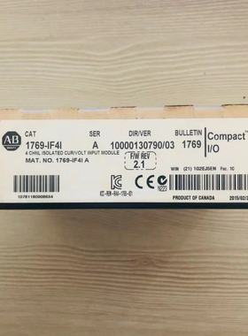 ￥1769-IF4I 原装美国AB罗克韦尔PLC模块CompactLogix系列询价