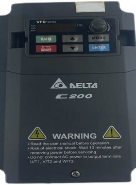 拆机台达C200变频器 VFD037CB43A-20 380V 3.7KW 现货已测试 包好