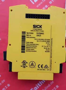 SICK施克FX3-CPU000000 1043783 XTI084002 XTIO84002 1044125询