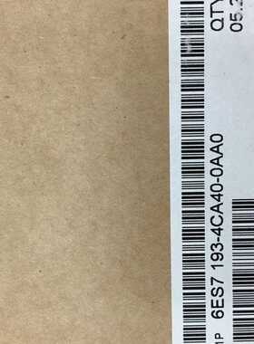 全新原装未开封6ES7 193-4CA40-0AA0 询价