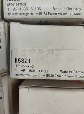 ！只卖全新原装正品IFM易福门II5321询价