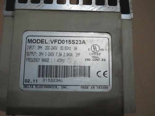 台达VFD015S23A变频器