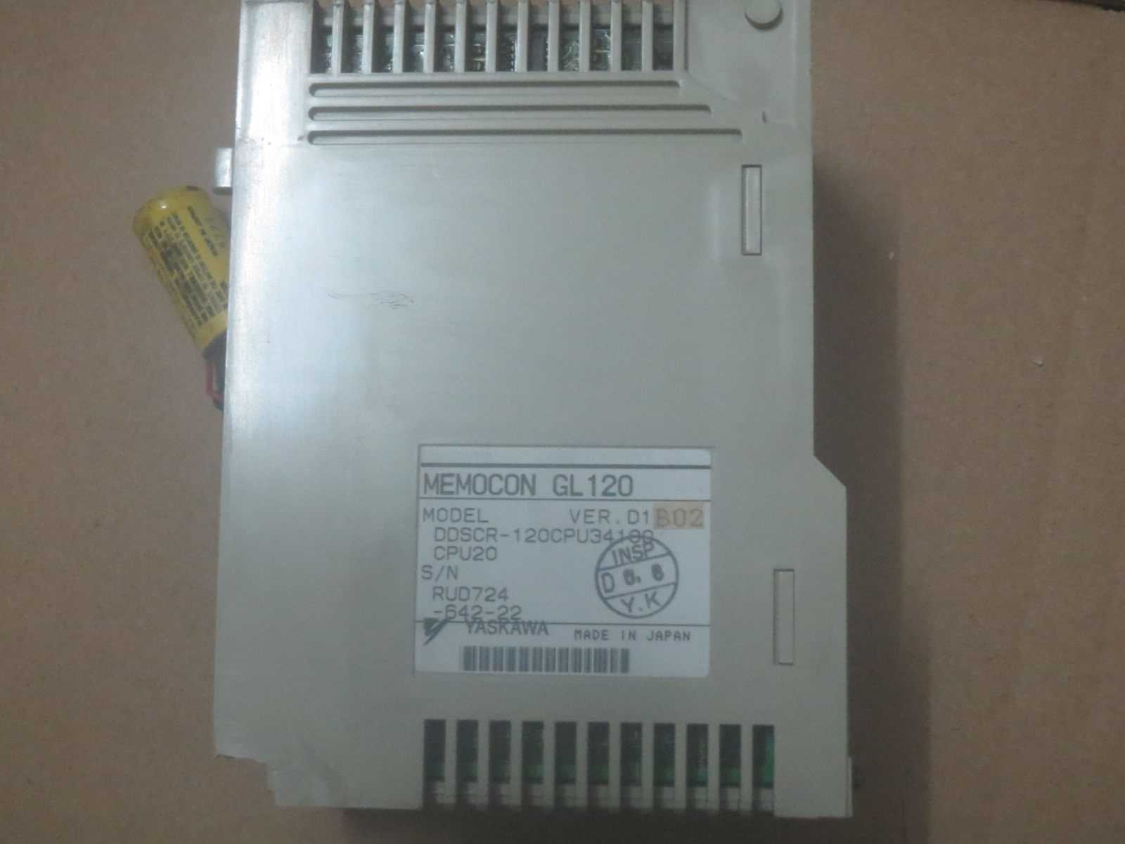 ￥原装拆机DDSCR-120CPU34100安川PLC定位模块实物如图询价
