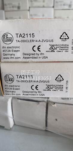 ！IFM易福门温度变送器TA2115 TA2135询价