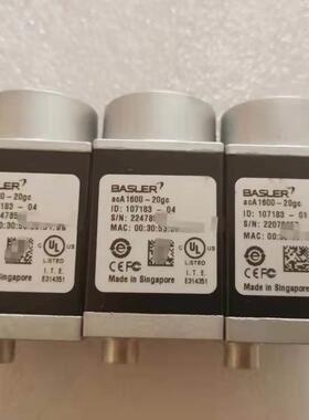 原装正品巴BASLER斯勒拆机9成M新工业相机ACA1600-6G 60GC 20GM 2