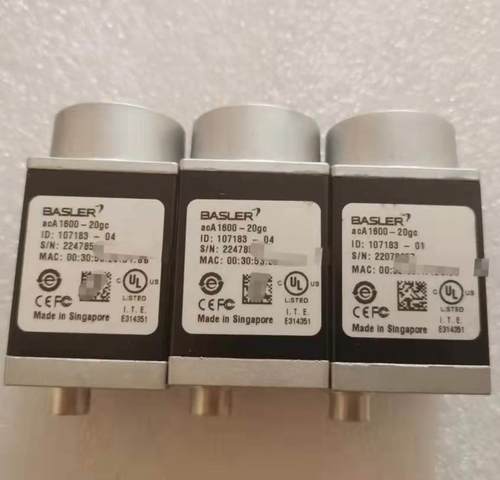 原装正品巴BASLER斯勒拆机9成M新工业相机ACA1600-6G 60GC 20GM 2