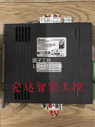 ￥ASD-A2-0721-E 台达伺服驱动器750W 拆机 现货实拍测试 询价