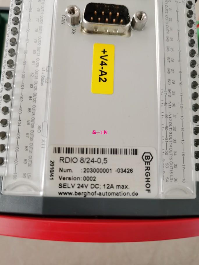 BERGHOF伺服驱动模块 RDIO.8/24-0.5 原装拆机件现货 询价