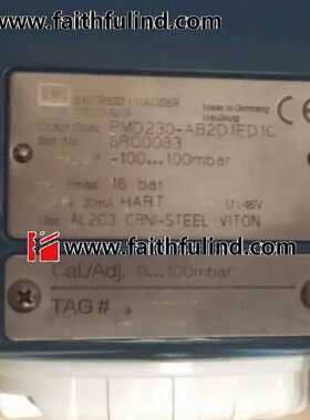 @E+H PMD230-AB2D1ED1C 恩德斯豪斯全新差压变送器 PMD 230询价