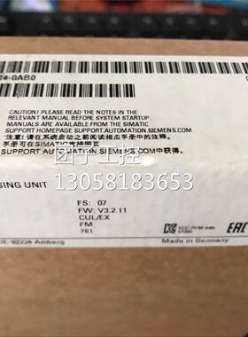 ！6ES7 317-2EK14-0AB0 S7-300CPU 317-2 PN/DP 6ES7317-2EK14-OA
