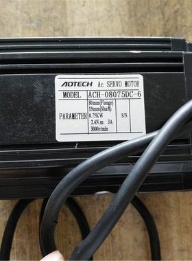 ADTECH伺服马达ACH-08075DC-6 功能完好非实价询价