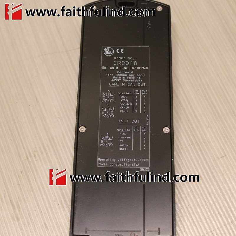 ￥IFM CR9018 易福门用于移动车辆和工程机械的紧凑型模块 CR2031