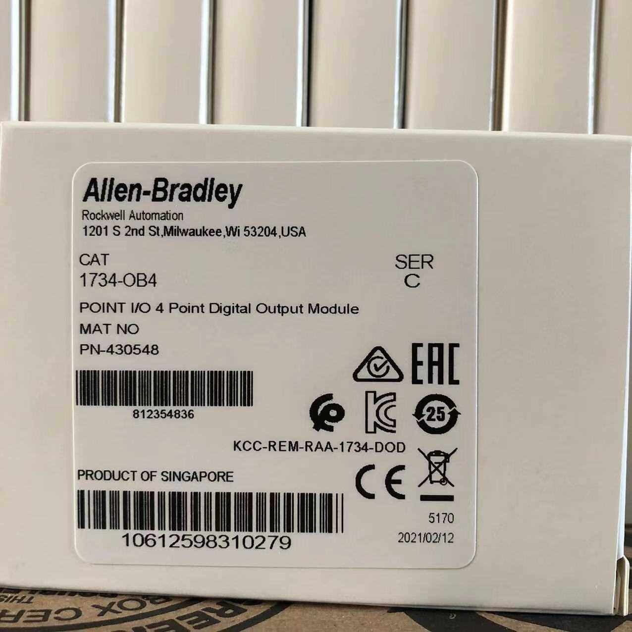 1734-OB4 美国AB罗克韦尔PLC模块顺丰包邮POINTIO系列询价