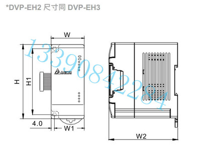 DVP04AD-H3 DVP04AD-H2 台达PLC4路模拟量模块 台达PLC模块询价