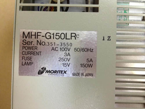 日本MORITEX卤素光源 MHF-G150LR询价