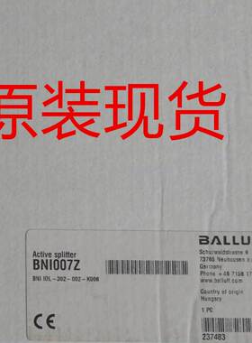 原装现货BALLUFF巴鲁夫BNI007Z模块BNI IOL-302-002-K006询价