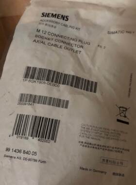 6GK1907-0DB10-6AA3西门子IE POWER M12连接插头6GK19070DB106AA3