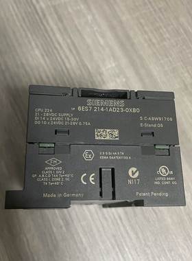 德国原装进口西门子CPU224模块6ES7 214-1AD23-0XB0可装柜充新询