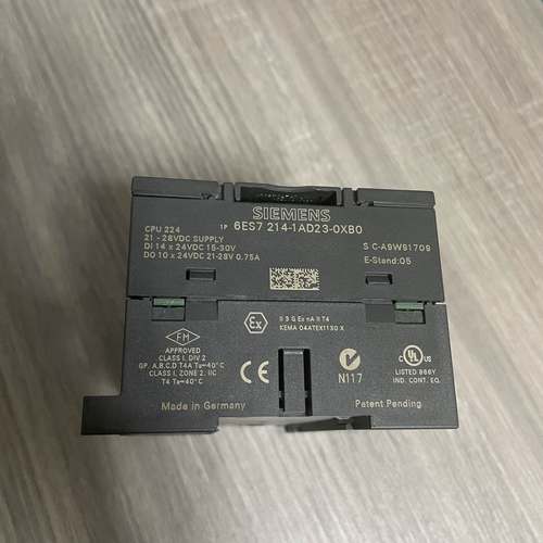 德国原装进口西门子CPU224模块6ES7 214-1AD23-0XB0可装柜充新询