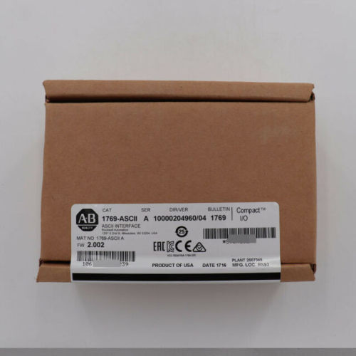1769-ASCII原装美国AB罗克韦尔PLC模块 CompactLogix系列询价